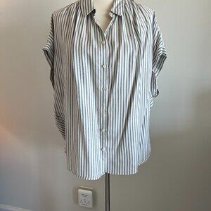 Madewell Dalton Stripe button up size XL